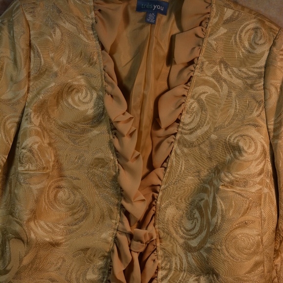 Ruffled Jacket SZ L Tres You - Picture 5 of 8